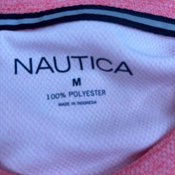 Nautica Men's Long Sleeve Crew Neck UV Protection Quick Dry T-Shirt Sz M Red NWT - Picture 10 of 12